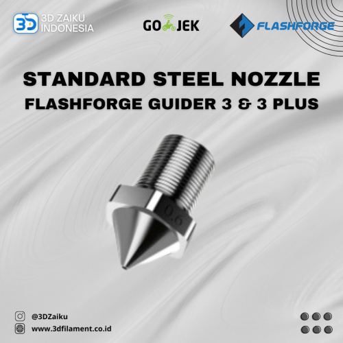 3D Printer Flashforge Guider 3 and Guider 3 Plus Standard Steel Nozzle